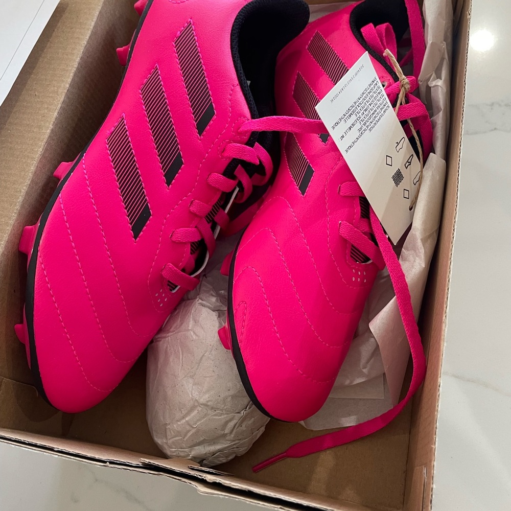 Girls Adidas cleats. NWT